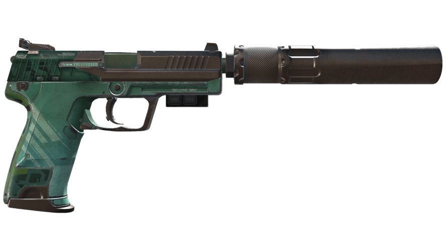 StatTrak™ USP-S | PC-GRN (Battle-Scarred)