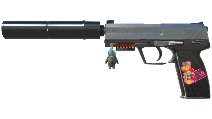 StatTrak™ USP-S | Stainless (Factory New)