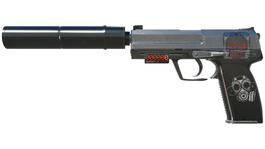 StatTrak™ USP-S | Stainless (Minimal Wear)