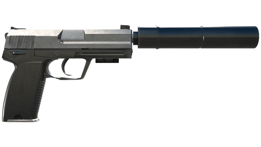 StatTrak™ USP-S | Stainless (Well-Worn)