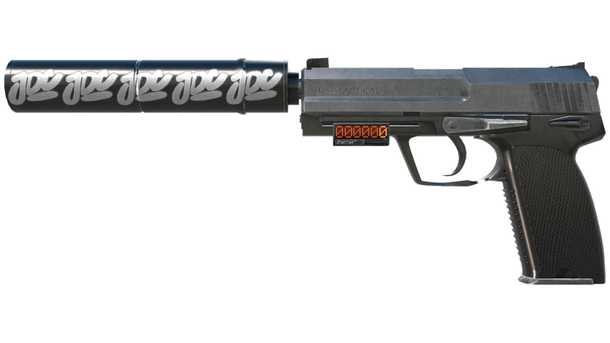 StatTrak™ USP-S | Stainless (Well-Worn)