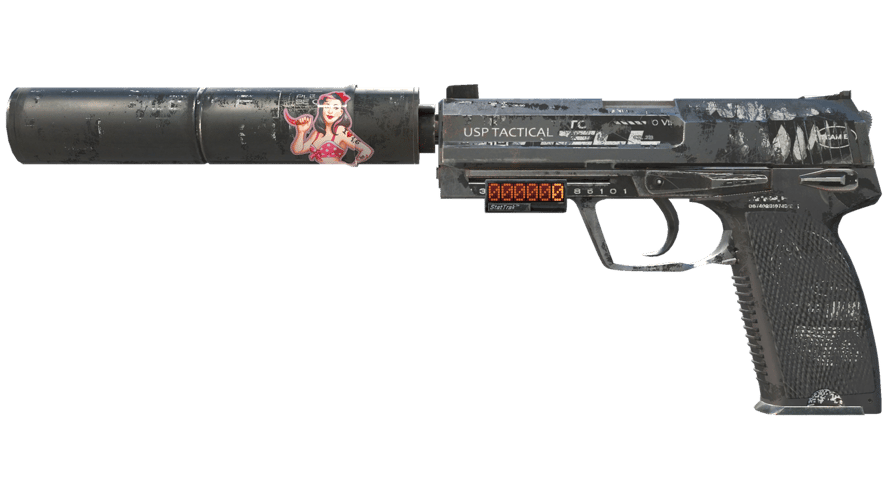StatTrak™ USP-S | Ticket to Hell (Battle-Scarred)
