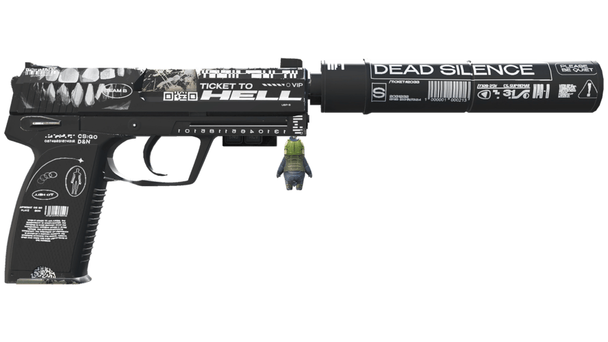 StatTrak™ USP-S | Ticket to Hell (Factory New)