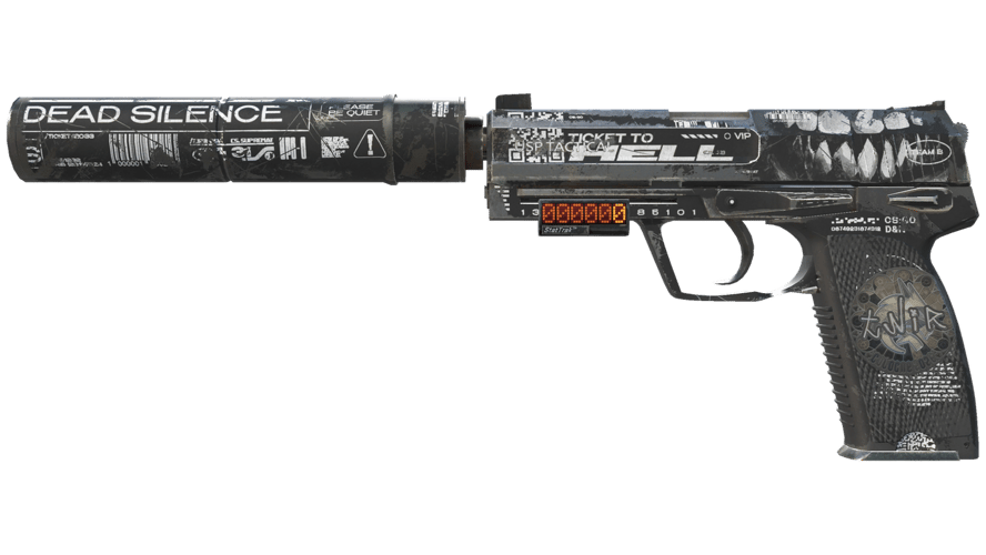 StatTrak™ USP-S | Ticket to Hell (Well-Worn)