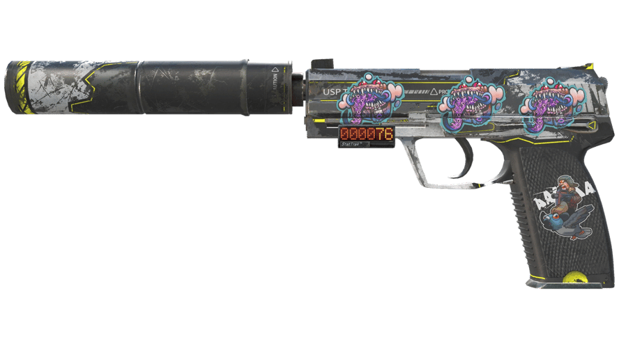 StatTrak™ USP-S | Закрученный (Поношенное)