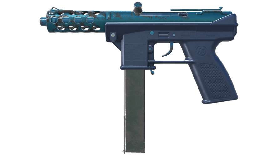 Tec-9 | Blue Blast (Well-Worn)