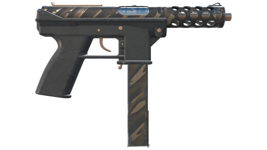 Tec-9 | Tiger Stencil (Battle-Scarred)