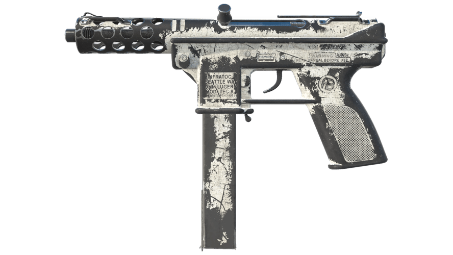Tec-9 | Whiteout (Battle-Scarred)