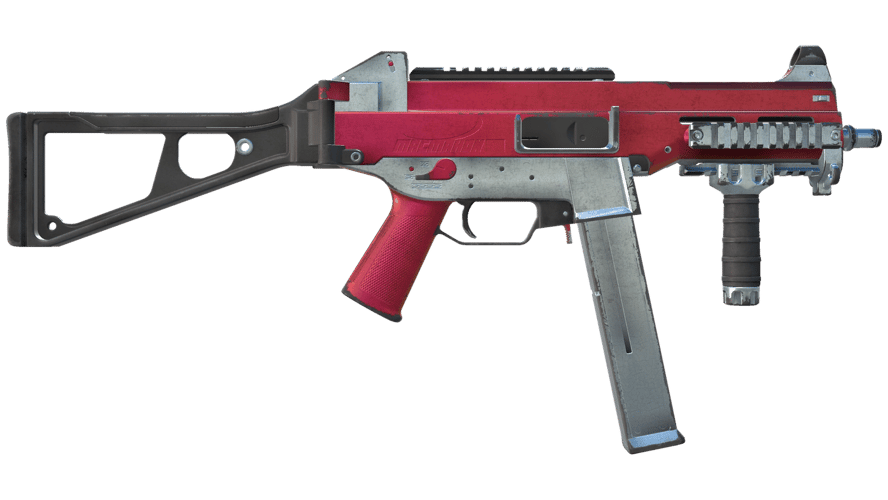 UMP-45 | Crimson Foil (Well-Worn)