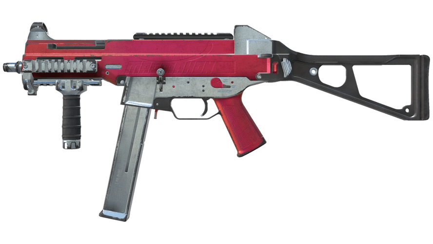 UMP-45 | Багровая фольга (Поношенное)