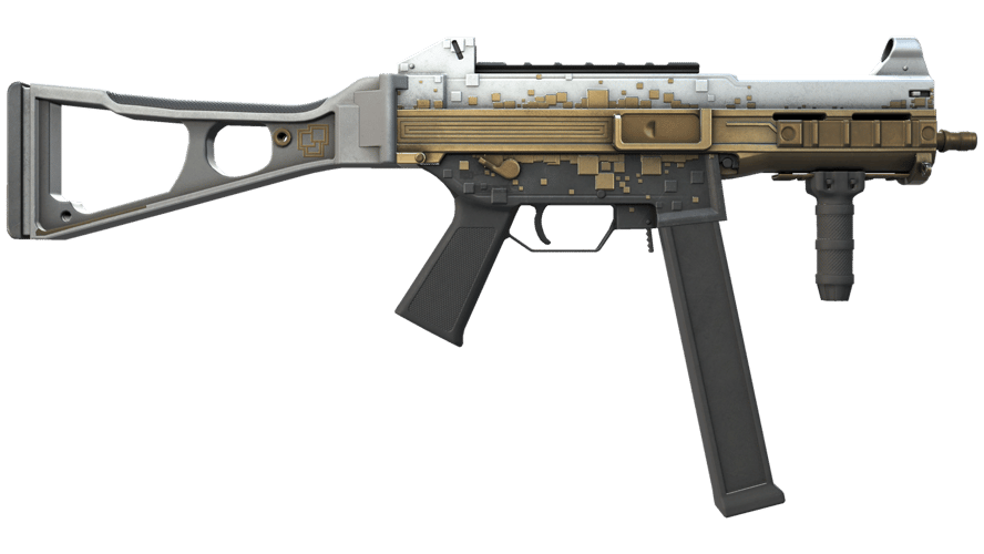UMP-45 | Gold Bismuth (Minimal Wear)