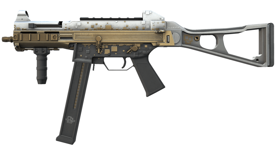 UMP-45 | Gold Bismuth (Minimal Wear)