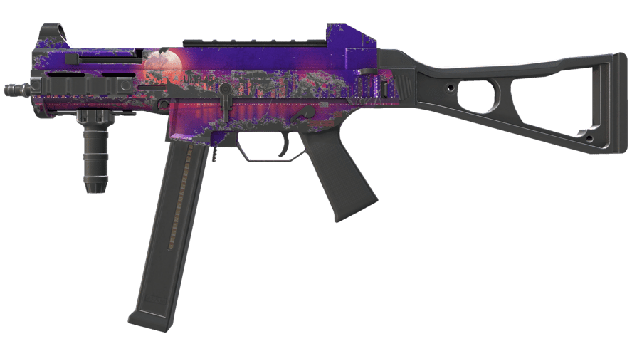 UMP-45 | Moonrise (Well-Worn)