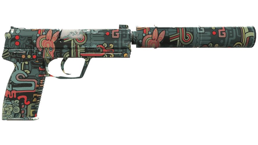 USP-S | Ancient Visions (Minimal Wear)