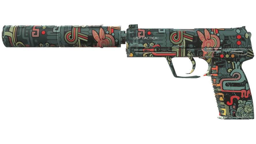 USP-S | Ancient Visions (Minimal Wear)