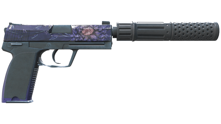 USP-S | Чёрный лотос (Закалённое в боях)