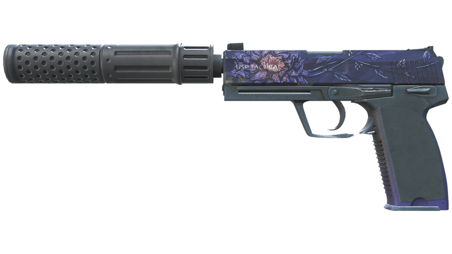 USP-S | Чёрный лотос (Закалённое в боях)
