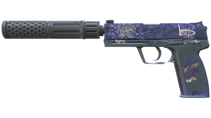 USP-S | Black Lotus (Minimal Wear)