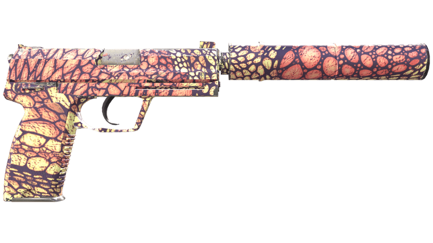 USP-S | Orange Anolis (Minimal Wear)