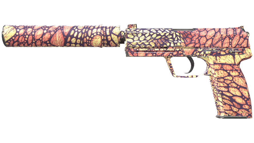 USP-S | Orange Anolis (Minimal Wear)