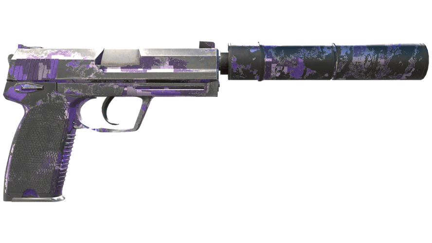 USP-S | Purple DDPAT (Battle-Scarred)