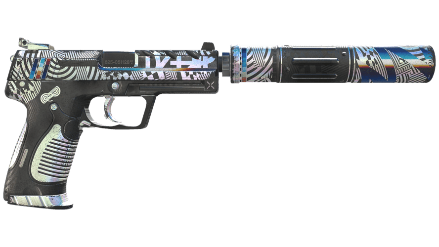 USP-S | Spiral Glitch (Battle-Scarred)