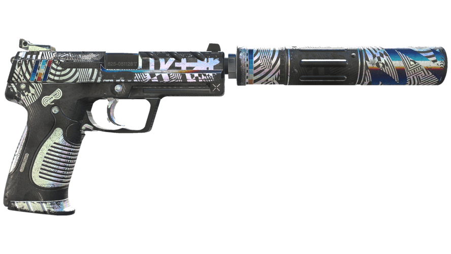 USP-S | Spiral Glitch (Battle-Scarred)