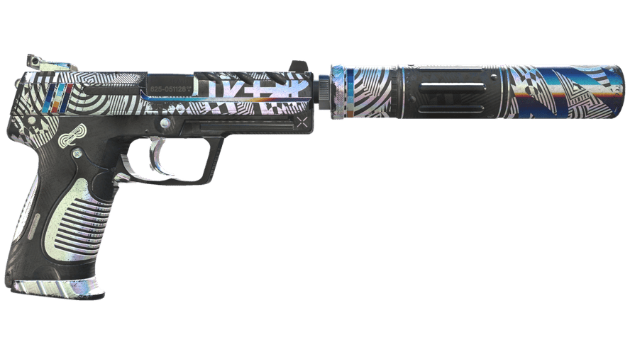 USP-S | Spiral Glitch (Battle-Scarred)