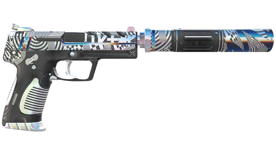 USP-S | Spiral Glitch (Minimal Wear)