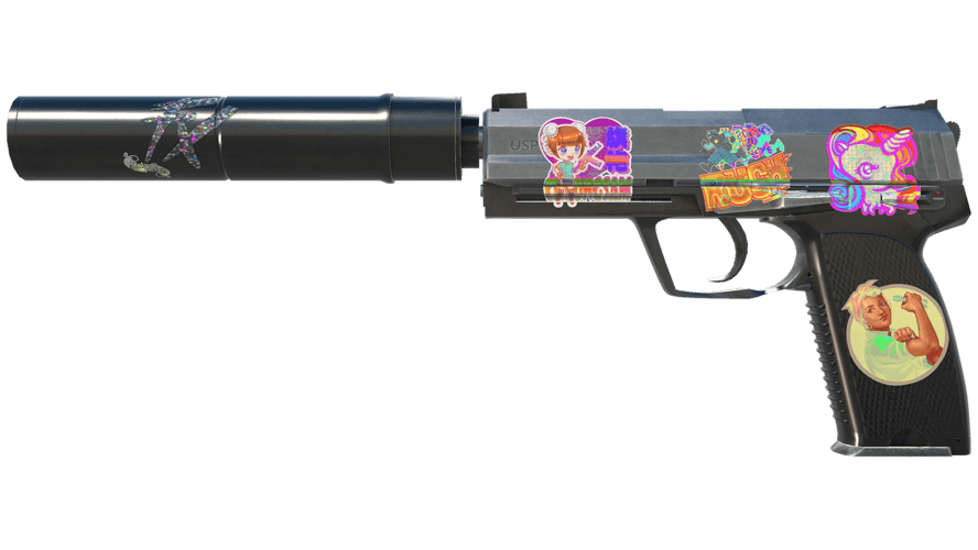 USP-S | Stainless (Minimal Wear)