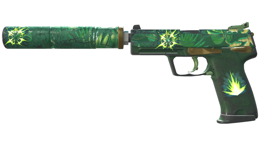 USP-S | Tropical Breeze (Well-Worn)