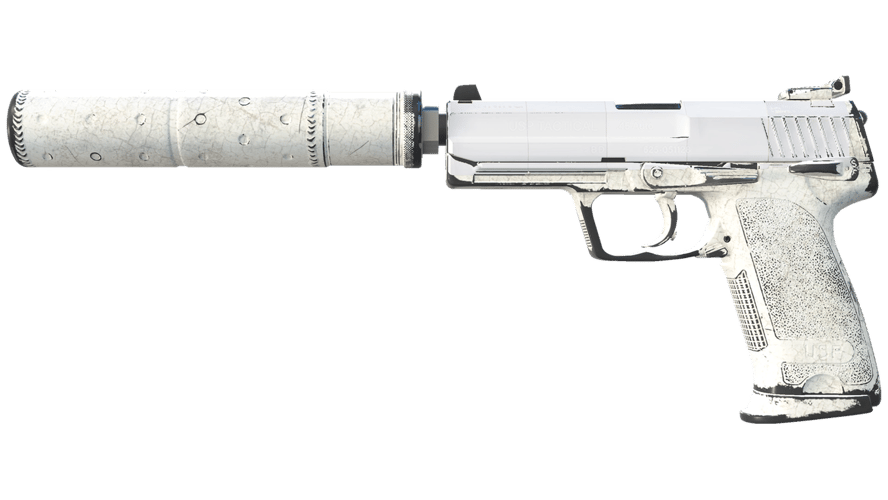 USP-S | Whiteout (Battle-Scarred)