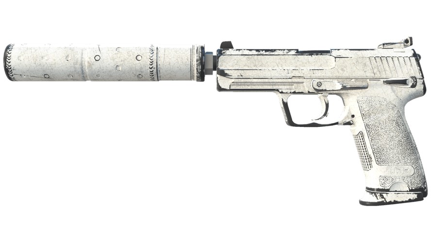 USP-S | Whiteout (Battle-Scarred)