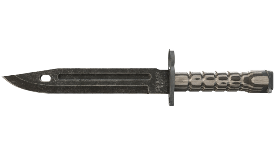 ★ Bayonet | Black Laminate (Battle-Scarred)