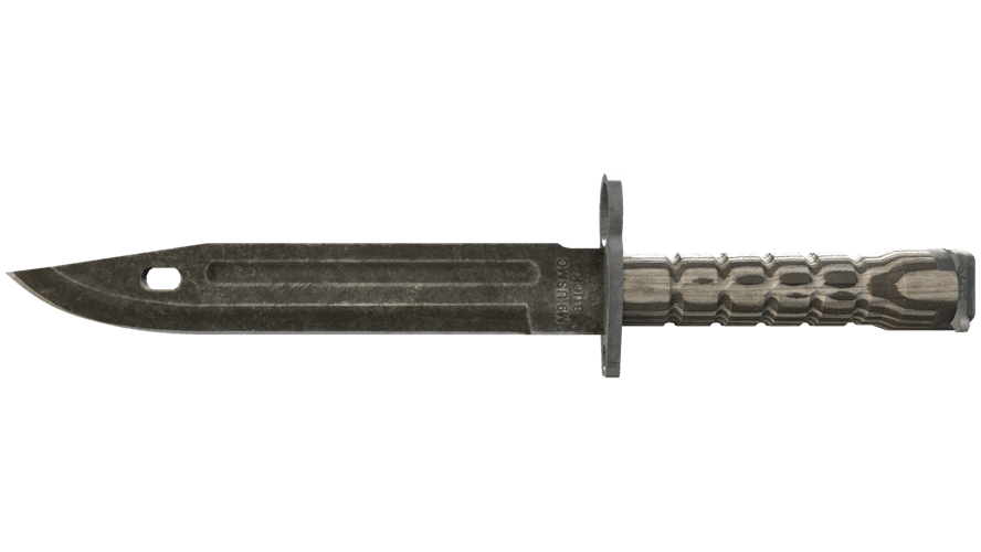 ★ Bayonet | Black Laminate (Battle-Scarred)