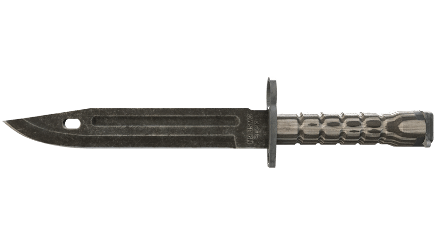 ★ Bayonet | Black Laminate (Battle-Scarred)