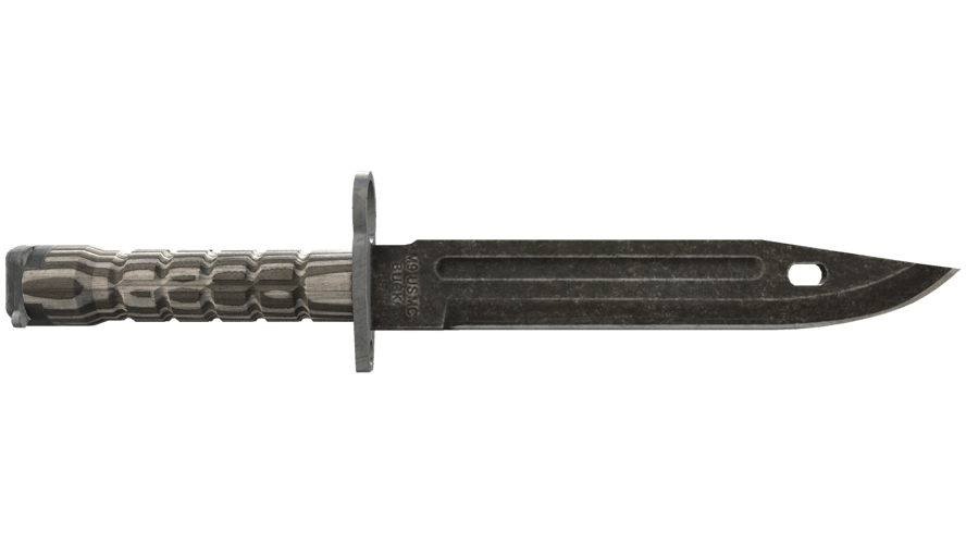 ★ Bayonet | Black Laminate (Battle-Scarred)