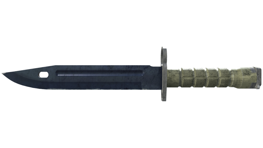 ★ Bayonet | Blue Steel (Well-Worn)