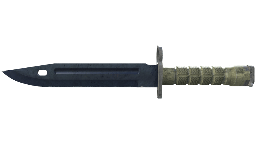 ★ Bayonet | Blue Steel (Well-Worn)
