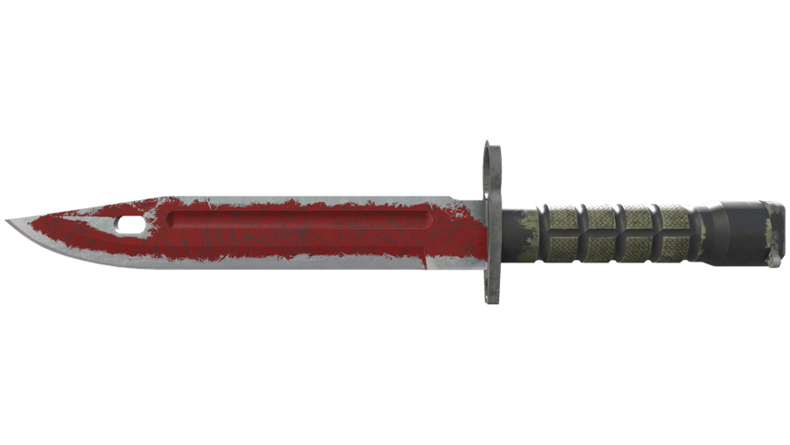 ★ Bayonet | Crimson Web (Battle-Scarred)