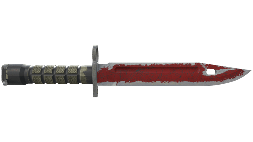★ Bayonet | Crimson Web (Battle-Scarred)