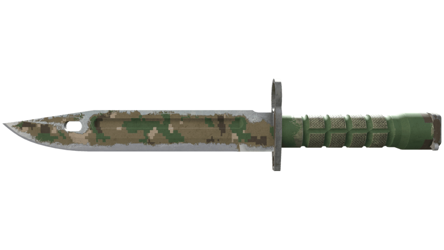 ★ Bayonet | Forest DDPAT (Battle-Scarred)