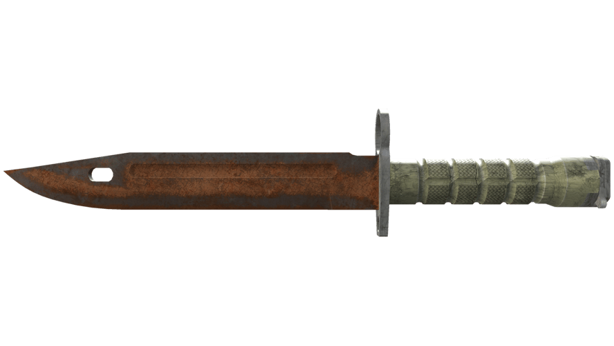 ★ Bayonet | Rust Coat (Battle-Scarred)