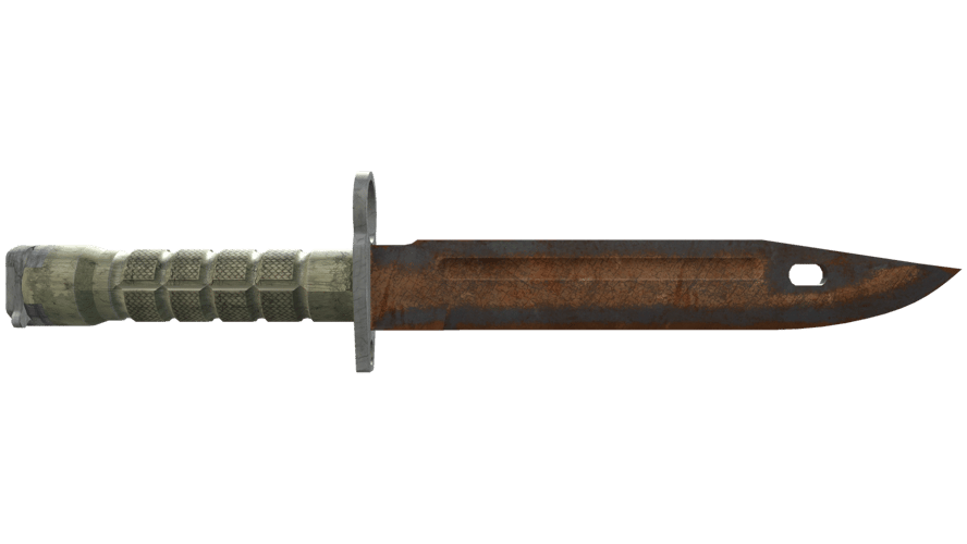 ★ Bayonet | Rust Coat (Battle-Scarred)