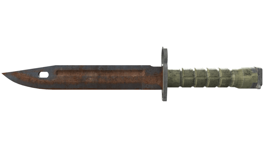 ★ Bayonet | Rust Coat (Battle-Scarred)