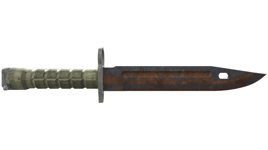 ★ Bayonet | Rust Coat (Battle-Scarred)