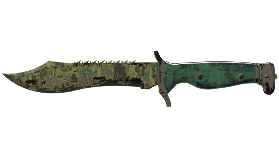 ★ Bowie Knife | Boreal Forest (Battle-Scarred)