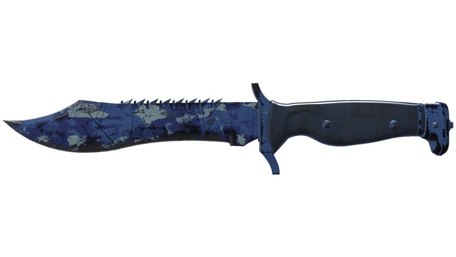 ★ Bowie Knife | Bright Water (Battle-Scarred)