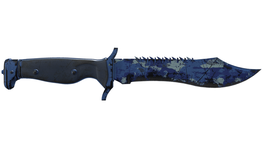 ★ Bowie Knife | Bright Water (Battle-Scarred)