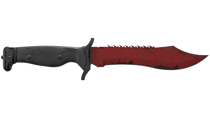 ★ Bowie Knife | Crimson Web (Well-Worn)